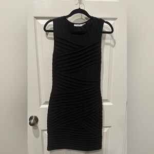 Calvin Klein black shift dress